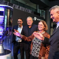 Ulrich Scheib, Chief Commercial Officer MT Aerospace, Kristina Vogt, Senator for Economics, Labor and Europe (City of Bremen), Karl-Heinz Servos, Head of Production ArianeGroup, Rüdeger Albat, ESA Head of Future Space Transportation © ArianeGroup